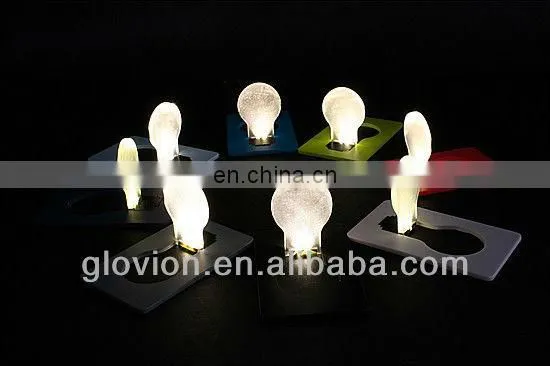 Plastic new classic credit card led lamp wholesale Card style LED Lamp LED card lamp gift credit card flashlight