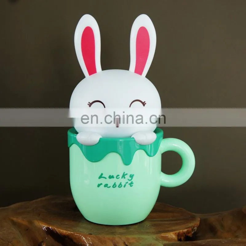 Hot sale USB rechargeable Cup Cartoon Table Lamp usb charger table lamp children table lamps