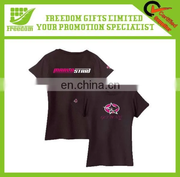 Fashional Slim Ladies T-shirts With Printing