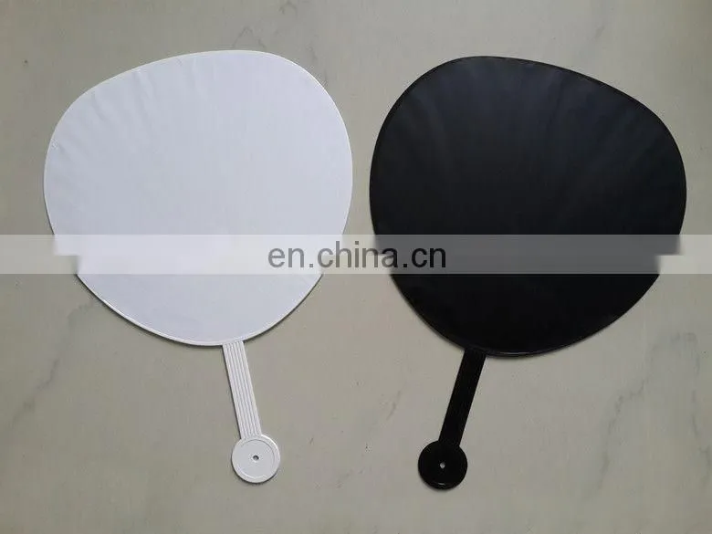 Fashionable Promotion paper sticker plastic round fan