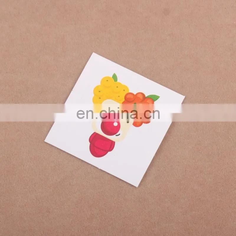 OEM high quality colorful custom logo decorative Paper Sticker