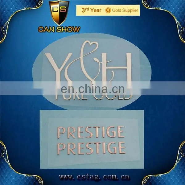 Gold Metal Sticker
