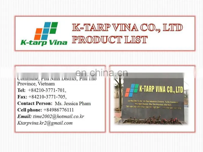 BLUE SHEET ROLL #1000 PE TARPAULIN, KOREA QUALITY, MADE IN VIETNAM