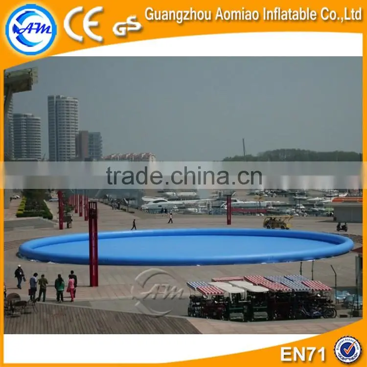 Custom commercial inflatable round water pools, water walker pools