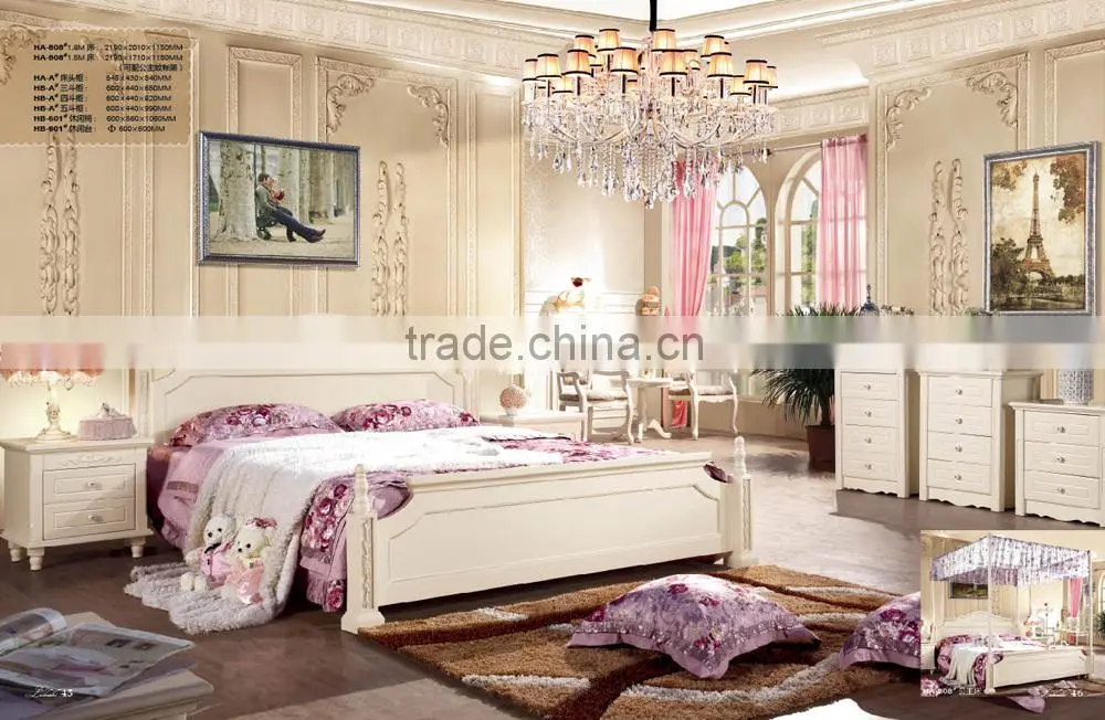 antique reproduction french furniture-French classic bed-french provincial bed
