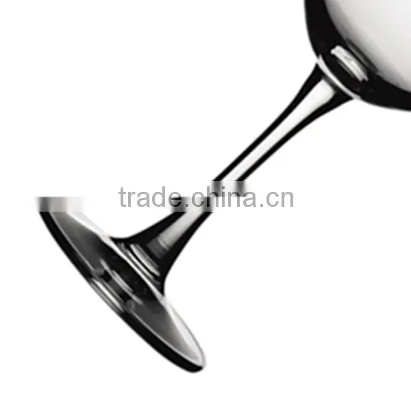 Handmade mouth blown high quality wholesale transparent glass wine bottle