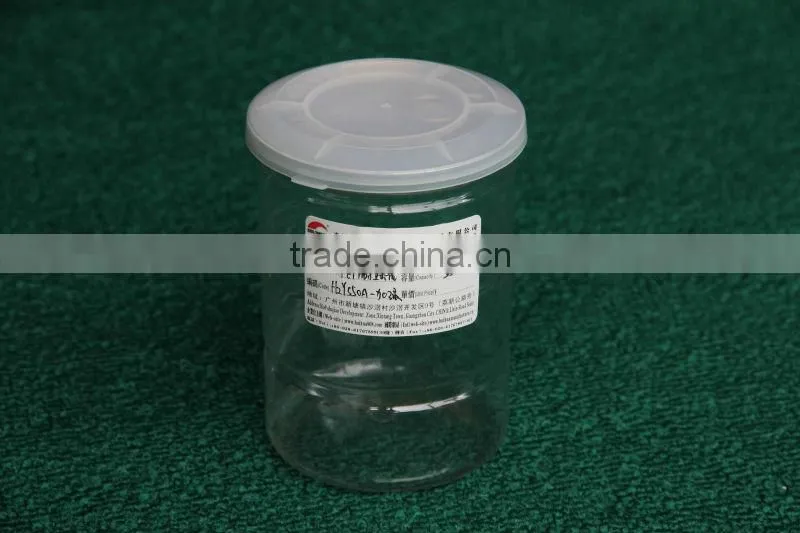 550ml Clear plastc PET can for red dates