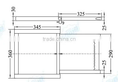 08605 Trailer folding step pedal