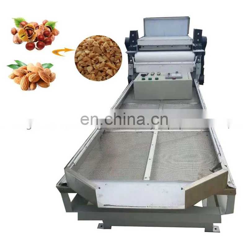 Automatic Coconut Bean Peanut Crushing Almond Cutting Machine Herb Crusher Cashew Nut Chopping Industrial Nut Chopper For Sale