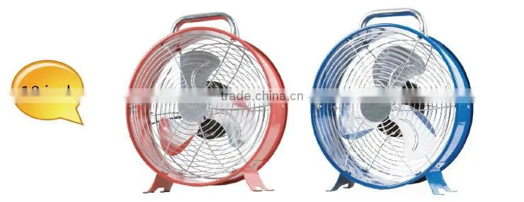10 inch clock shape electric power table fan