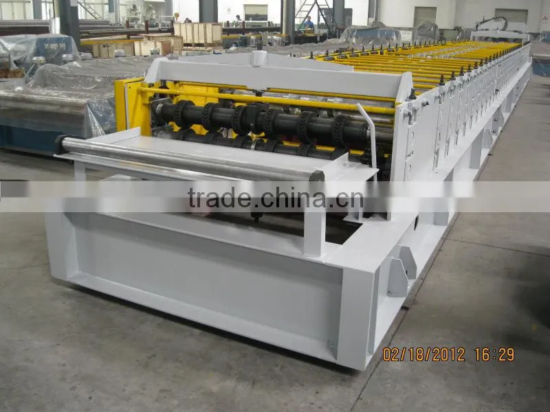 0.8mm -1.2mm Trapezoidal Profile Metal Floor Deck Roll Forming Machine