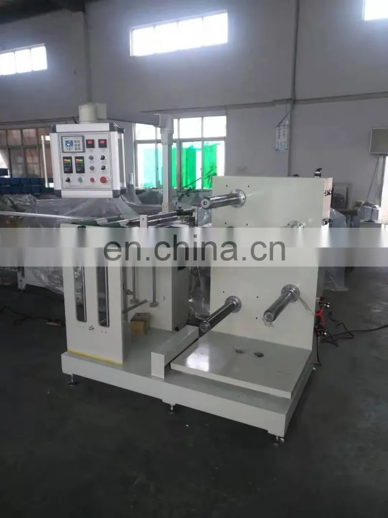 Copper rewinder PET PVC film label paper unwinding and rewinding machine