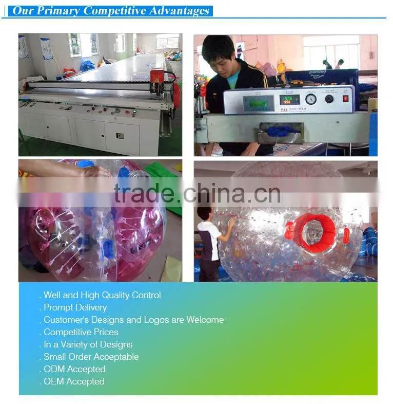 Inflatable bumper ball,body bumpers, body zorb ball