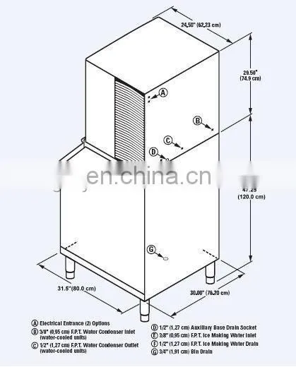 commercial round ice maker