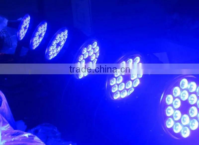 18pcs 12W RGBW 4 in 1 Waterproof Led Par64 Led Par Light DJ Stage Lighting