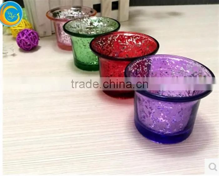 coins glass candle holder home decoration wedding centerpieces