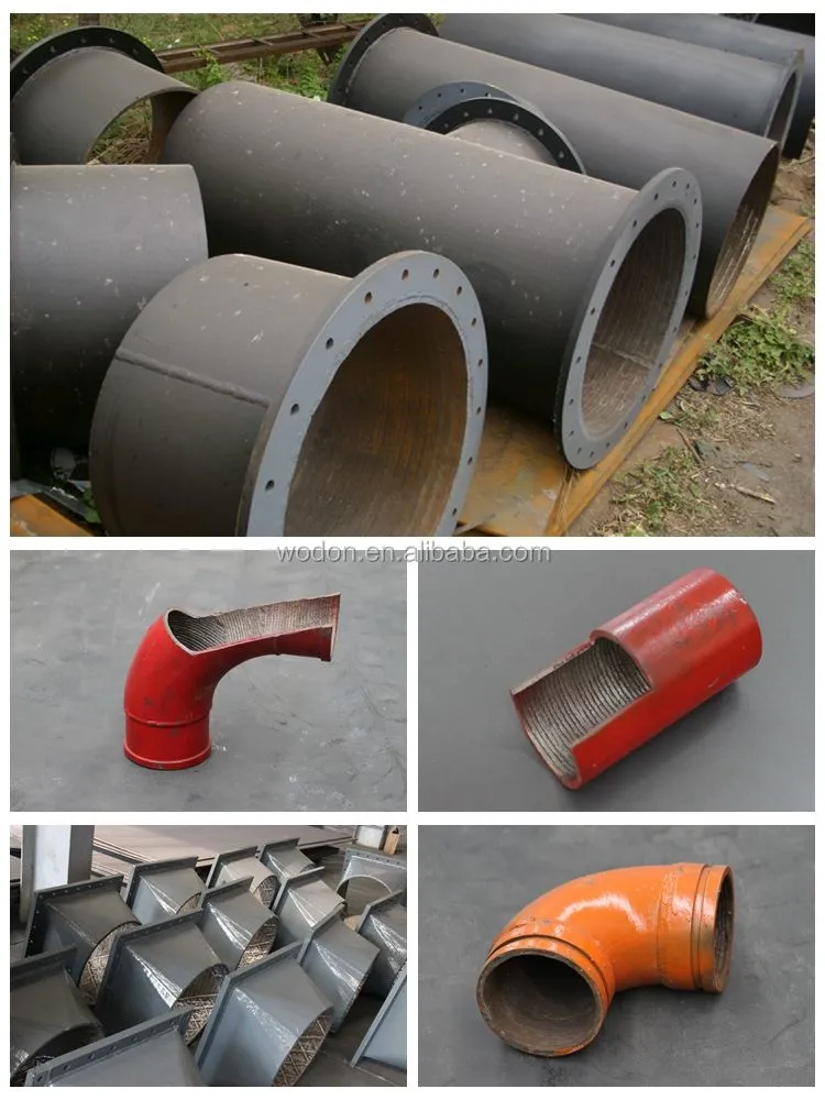 CCO inside and outside surfacing wear resistant wear pipe for mining