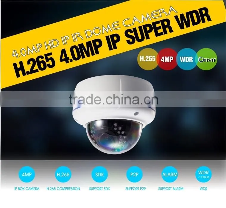 onvif 2.4 protocol hi3516A sony 178 CMOS sensor motion detection 5.0MP HD network IR Dome IP Camera