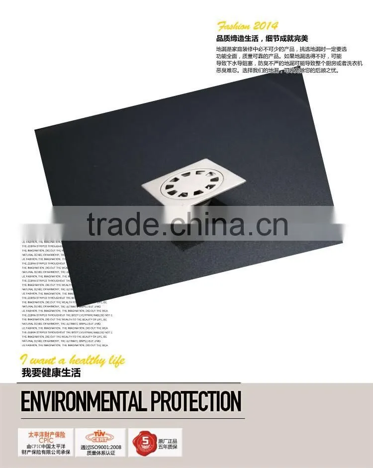 Fashional bathroom stainless steel floor drainer with plastic smell prevention Drainer accessories