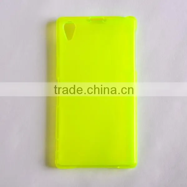 Cheap soft TPU mobile phone cover for Sony Z1