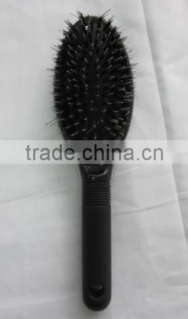 plastic handle bristle hair brush loop brushes
