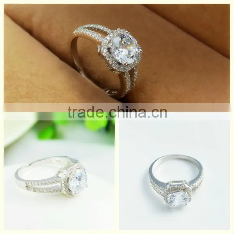 Wholesale alibaba 925 sterling silver jewelry ring engagement ring