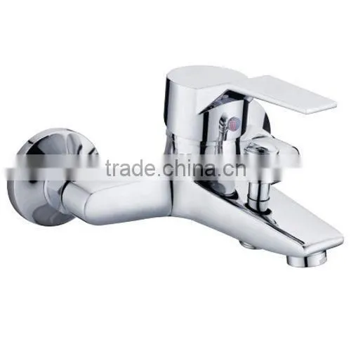 Wall Mounted Bath Tap Exposed Copper Shower Faucet
