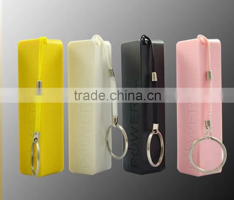 Used mobile phones accessories stainless steel ring power bank 2600mah