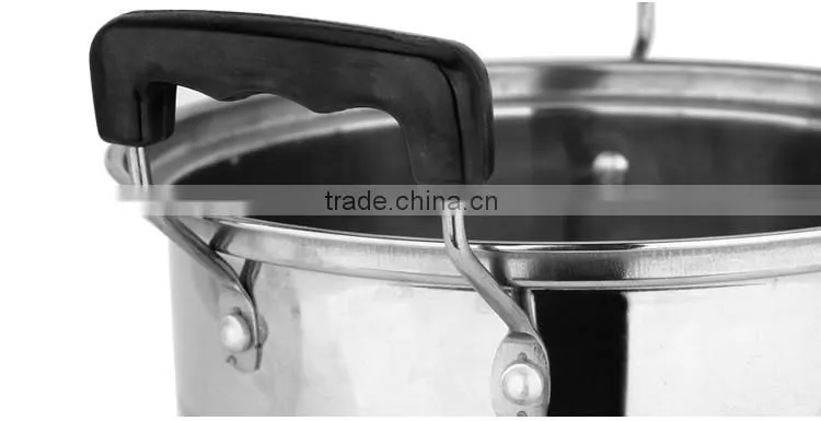 10PCS New Stylish Nice Shape Good Quality Competitive Price Stainless Steel Big Pot Stock Pot Soup Pot