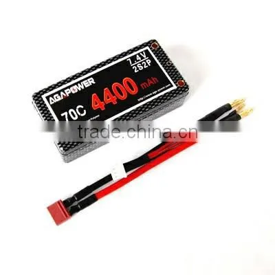 Shorty pack ROAR approved Hard case lipo for RC CAR Traxxas racing | 1/8 car Drone Helicopter Battery with bullet Connector
