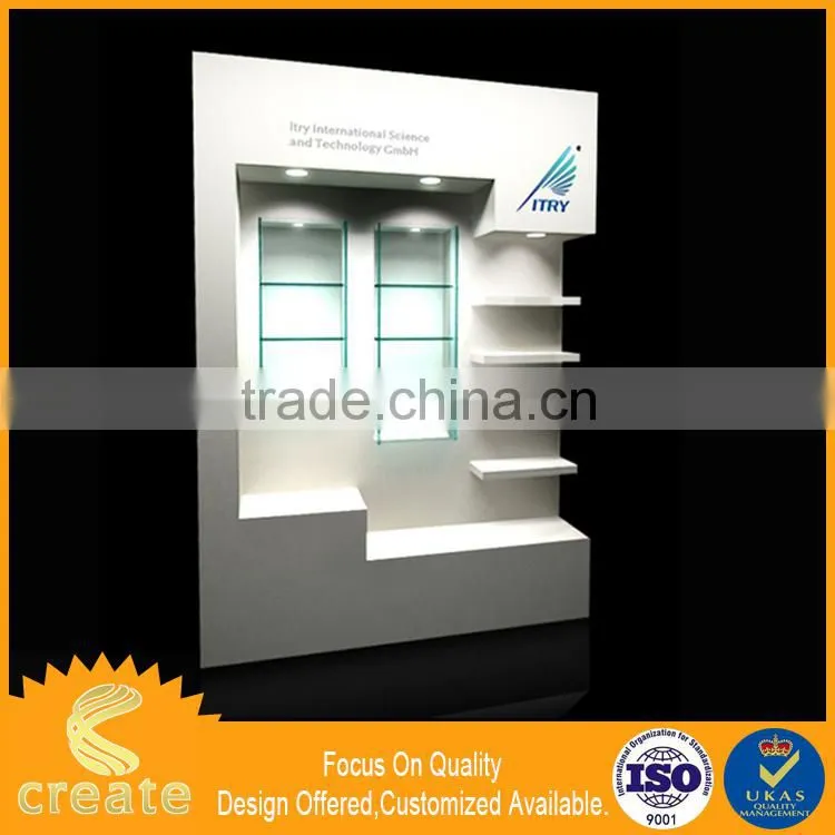 Popular camera display cabinet glass display counter