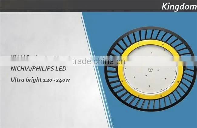 etl dlc nichia 140lm/w industrial 100w 120 150W watt UFO led high bay light