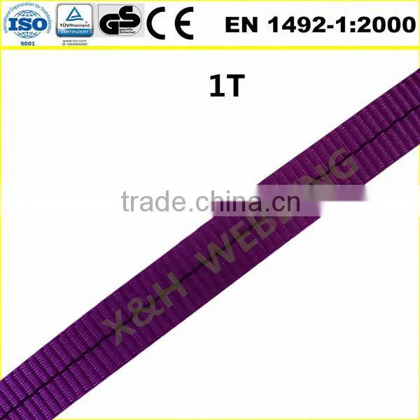 1T double flat polyester lift sling