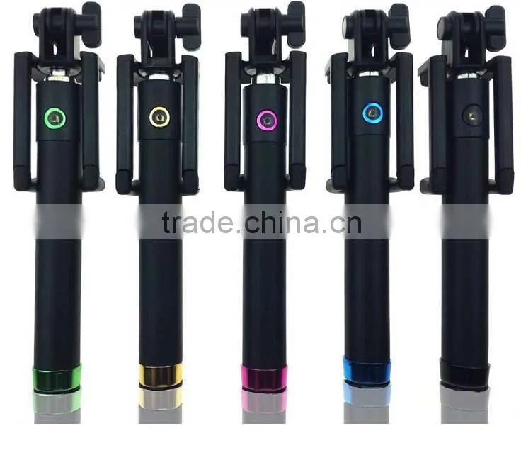 New products flexibile with cable take pole selfie stick