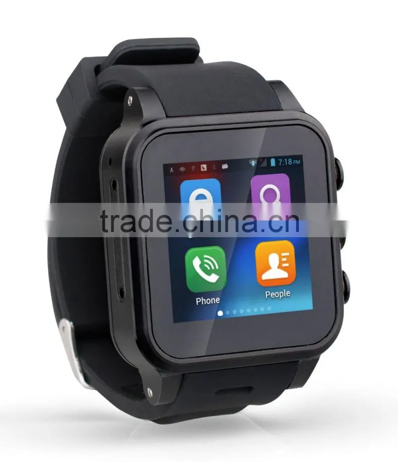 Top Android Smart watch phone with 3G WIFI GPS in 2015 smart watch