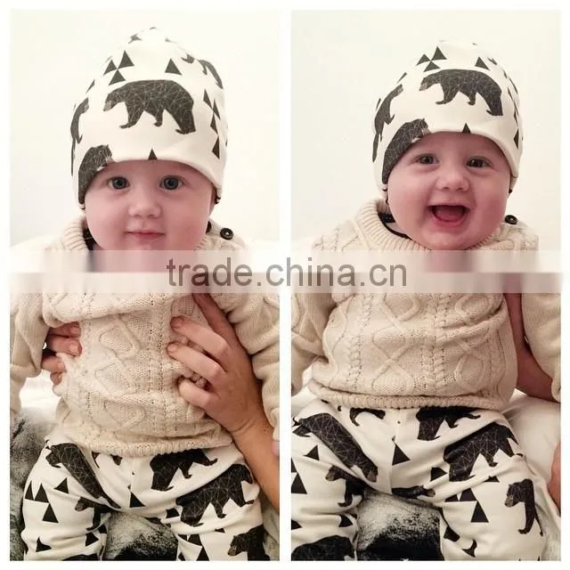Wholesale Baby Newborn Infant Cartoon Pure Cotton Hat Good Quality Headwear