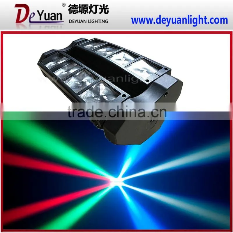 American dj light RGBW 8x3w mini moving head led spider light
