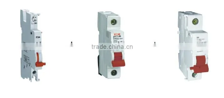 Main product ZYC16-63 Circuit Breaker Accessories with Professional,push button circuit breaker