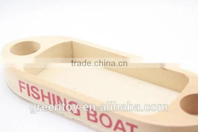 wooden magnetic block fishing games