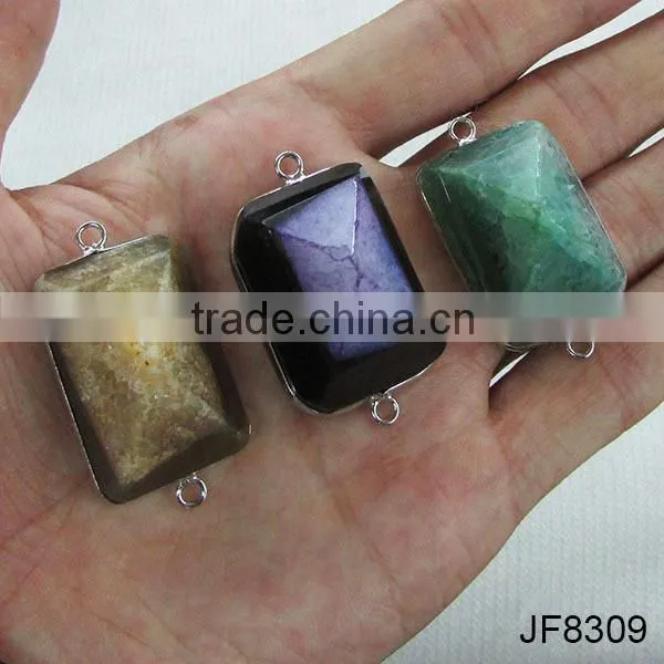 JF6577 Wholesale crystal glass bezel teardrop pendants