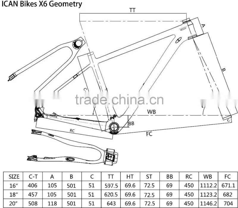 29er mtb carbon bike, complete carbon mountain bicycle X6 custom painting