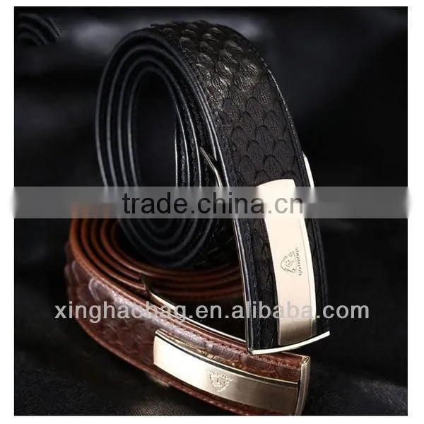 Alibaba china genuine python leather belt men