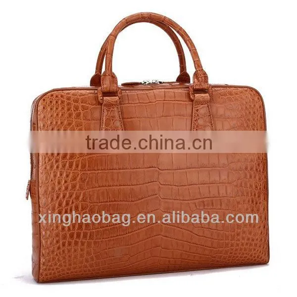 Big designer crocodile bag bali moroccan leather bag for man