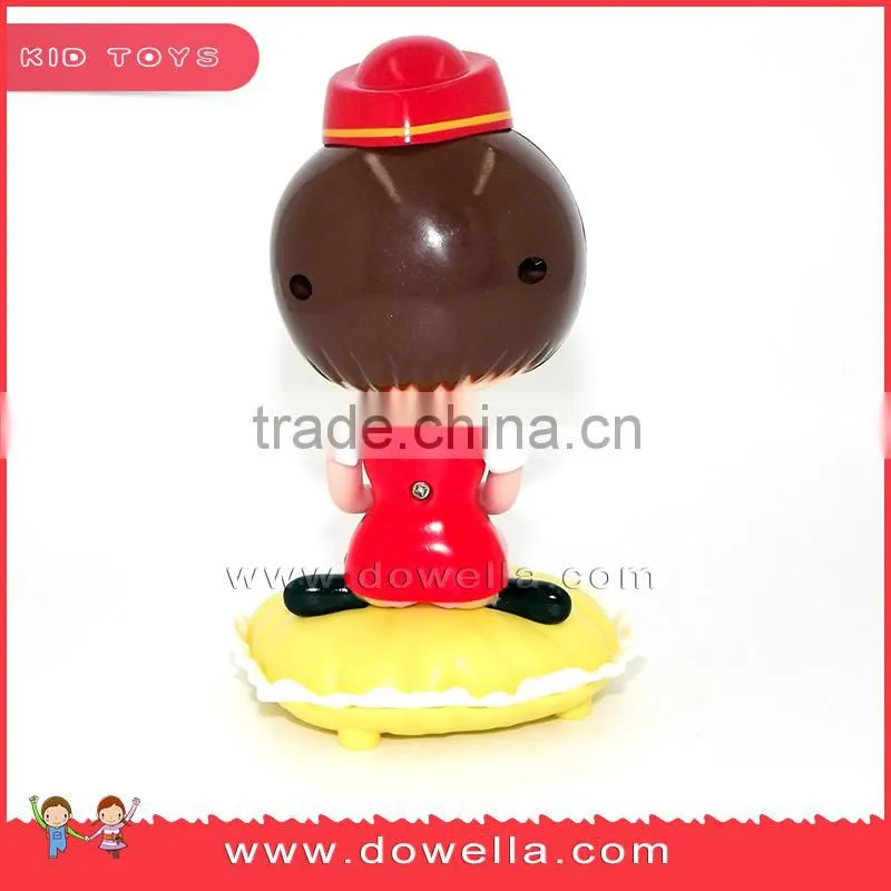 Solar energy swing Japanese sex girl car decoration, battery for solar energy toys.
