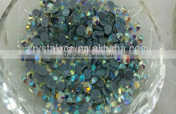 4X8mm n 5X10mm jet hematite boat shape hot fix rhinestones , DMC hot fix stones