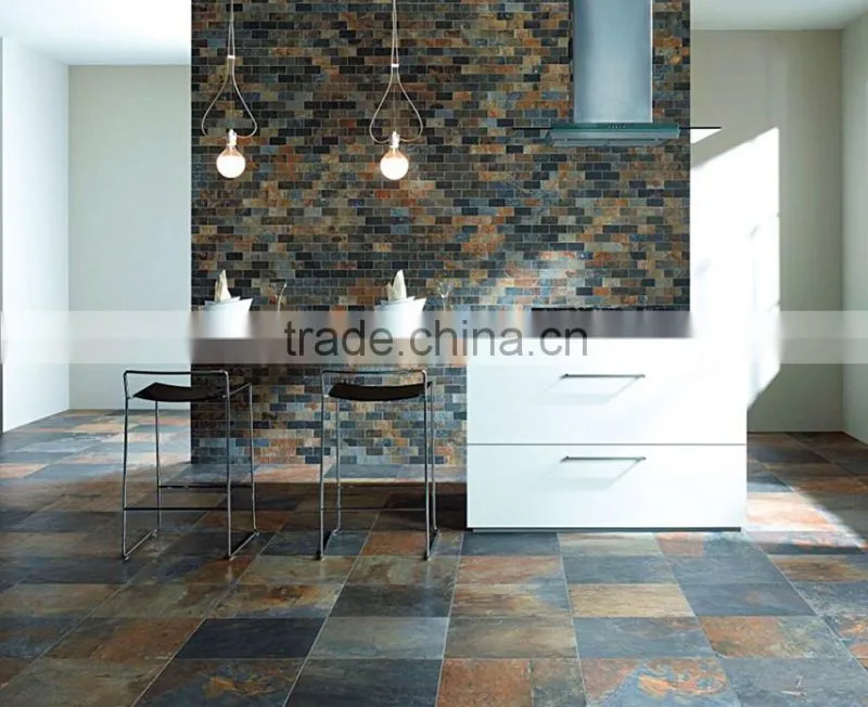 Natural rusty slate indoor & outdoor floor tile