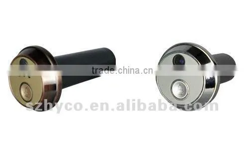 Digital door viewer camera with photo&video recording function