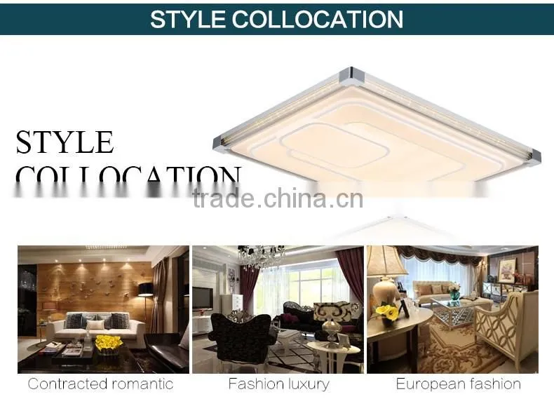 ceiling light fixture led for home decoration acrylic
