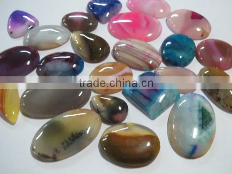 WHOLESALE Discounted Multi color Onyx Gemstone Cabochons