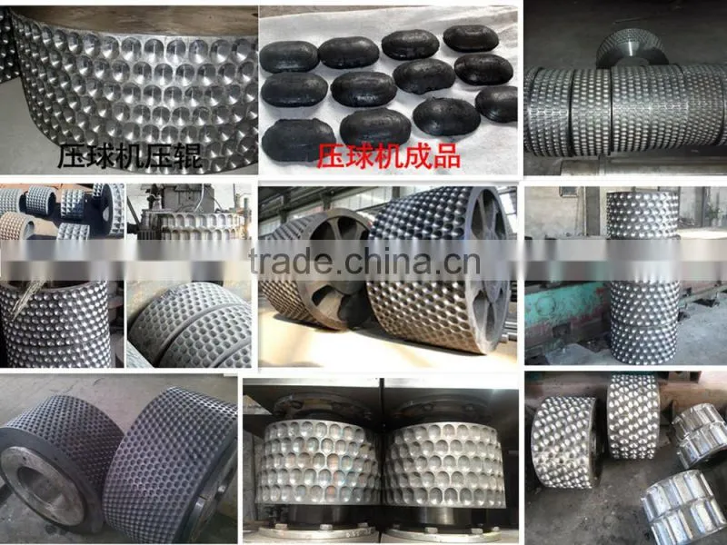 Pillow shape coke briquette machine